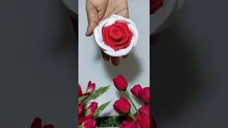 Unique rose Flower pitha art #shorts#pithaart