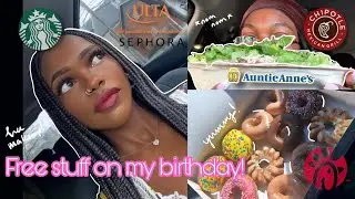 BIRTHDAY FREEBIES | how much free stuff can I get on my birthday!?