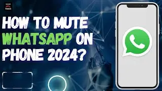 How to Mute WhatsApp on Phone 2024?