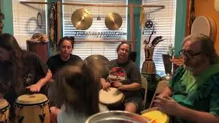Will Dance for Milk - Impromptu Family Jam with Grand Daughter dancing - Tribal Soup Project