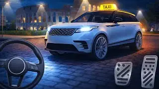 Range Rover Taxi In Rome . Realistic Taxi Driving Game. #SimulatorGame