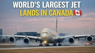 World&rsquo;s largest passenger plane ✈️:THE A380 grand arrival ! 