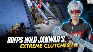60FPS Wild Janwar’s Extreme Clutches 💀 | Fastest 4 Finger Player? 🔥