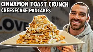 Trying Massive Viral Pancakes from Elm Street Diner!