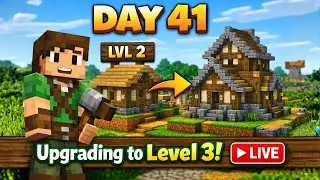 🔴 Minecraft Stream – Day 41 | finishing level 3 upgrades