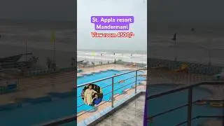 Beach view resort Mandermani st.Apple #resort #hotel #beachviews #mandermani #digha #beach #bestview