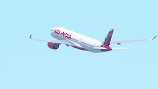 Air India Airbus A350-900 takeoff DEL/VIDP RWY 28 (Infinite Flight)