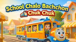 Bacho Ki Chuk Chuk Train 🚂 | School Chalo Nursery Rhyme