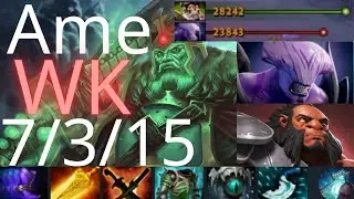 萧瑟 Ame Wraith King vs Axe, Faceless Void, WR - thank u Slardar - RNG vs PSG.LGD g1 i-League dota2