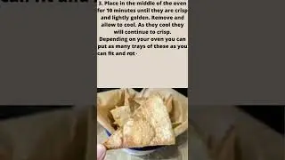 Homemade crispy tortilla wrap dippers #shorts