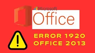 ERROR 1920 OFFICE 2013 SOLUCIONADO
