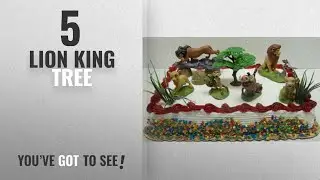 Top 10 Lion King Tree [2018]: Lion King Birthday Cake Topper Set Featuring Mufassa, Zazu, Pumbaa,