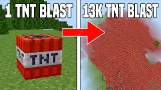 I Blast 12,000 Tnt Block Build-up Minecraft Hacks