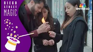 Diego Street Magic | Master magician Diego turns fire into ice, it will blow your mind! | Universo