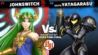 Buster Out #21 - JohnSwitch (Palutena) VS BH/FG | Yatagarasu (Samus) - Winners Round 3