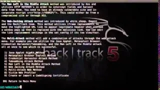 Tabnabbing attack method with SET on BackTrack 5 R2