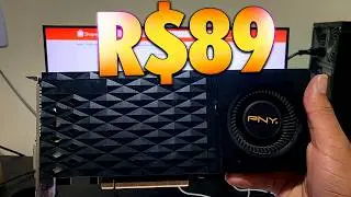 COMPREI A PLACA DE VIDEO MAIS BARATA DA SHOPEE DE R$89 QUE CONSEGUE RODAR DE TUDO EM 2025...
