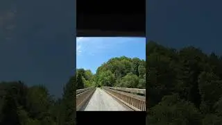 ATV Trail Ride Over An Old Rail Bridge North Of Kinmount #shorts #shortsvideo #short #shortvideo