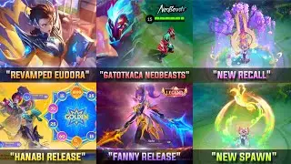GATOTKACA NEOBEASTS SKIN | FANNY LEGEND RELEASE | HANABI GOLDEN MONTH RELEASE - MLBB UPCOMING SKIN