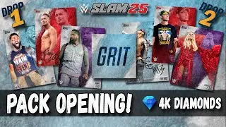 🔥 GRIT DROP 2 chasing HUGE Pulls! | Topps SLAM WWE Diamond Pack Opening 💎