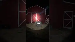 How bright is the M18 LED Search Light?