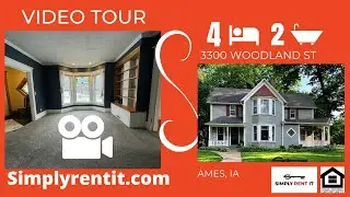 Video Tour | 3300 Woodland St, Ames, IA | 4 Bedroom, 2 Bathroom Home