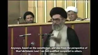 Ali Khamenei's Speech Before Becoming Supreme Leader of Iran