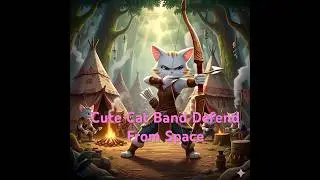 Venus Cat Band Defend Earth from Space! #funnyanimation #animation #catband #alieninvasion #shorts