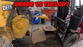 John Deere 550H dozer TCU code diagnose with hydraulic cylinder and winch repair