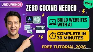 Build Complete Websites with AI in 30 Minutes 2026 - Free Tutorial | Urdu Hindi