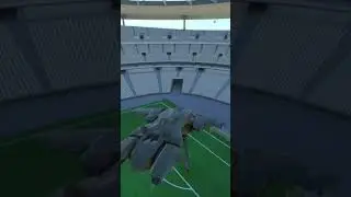 Landing the Halo pelican in a stadium 🏟
