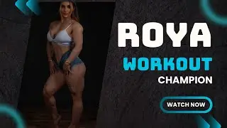 Afghan Girl Roya Karimi Wins Europe Bodybuilding Title #royakarimi