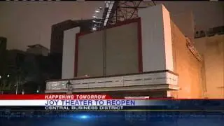Joy Theater To Reopen Tuesday