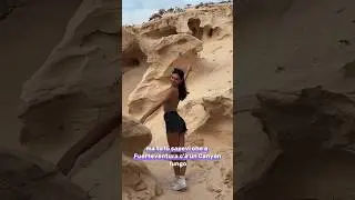 Il Canyon di Fuerteventura | #asmr #vlog #asmroutside #fuerteventura 🧡