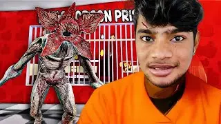 Ye Demogorgon Chaddi Me Kyu Hai?! 😂 | Stranger Things Prison Run Obby