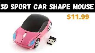 ONLY ($11.99) FREE Shipping, Cool 3D Sport Car Shape Mouse 2.4GHz Wireless Mouse Optical Ergonomic