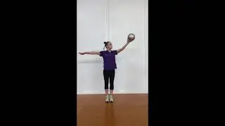 Beginner Rhythmic Gymnastics Ball Handling Technique