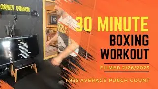 Quiet Punch Live 30-Minute Workout (1935 Punches) | Filmed 2/26/2023
