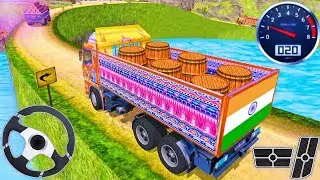 Offroad Transport Truck Driving Simulator #2 - Dangerous Hill Road Truck Drive - Android Gameplay