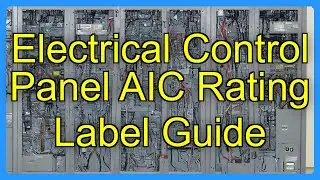 Electrical Control Panel AIC Rating Label Guide