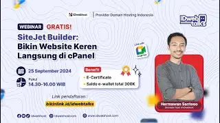 Webinar  SiteJet Builder  Bikin Website Keren Langsung di cPanel