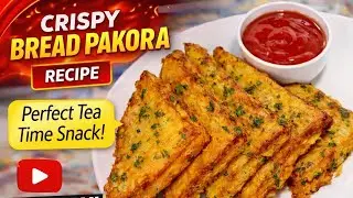 Bread Pakora Recipe | Street Style Bread Pakora |بریڈ پکوڑا بنانے کا آسان طریقہ