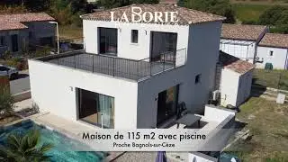 Maison contemporaine &agrave; vendre sur Bagnols sur c&egrave;se