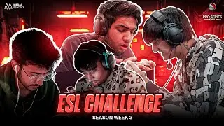 ESL challenge season Week 3