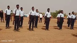 Lassia Tuolu SHS Cadet Display at the 67th Independence Celebrations, Dorimon- Wa West District