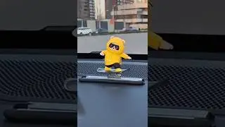 Skating panda car dector |Blazexel #automotive #caraccessories #cardector #carlover