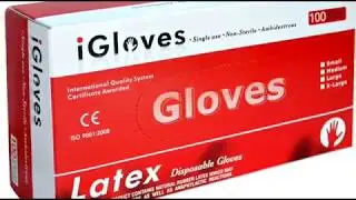 Latex gloves