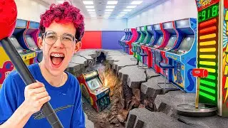 QUASE QUEBREI O PLAYGRAUND COM MINHA FORÇA 😱