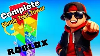 Beat Phonk Troll Tower on Mobile 😳🔥 | Roblox Challenge #roblox #games 