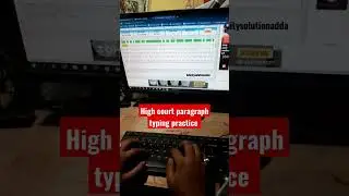 Hight court LDC #typing #onlinetest #legal #paragraph #rajisthan #ldc #hindityping #practice #shorts